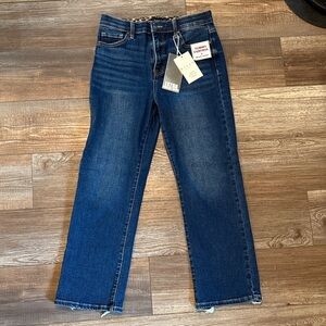 NWT Risen Jeans Tummy Control Straight Crop 9/29